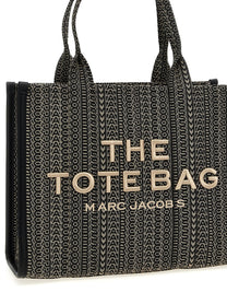 Marc Jacobs The Monogram Jacquard Large Tote Shopping Bag Beige