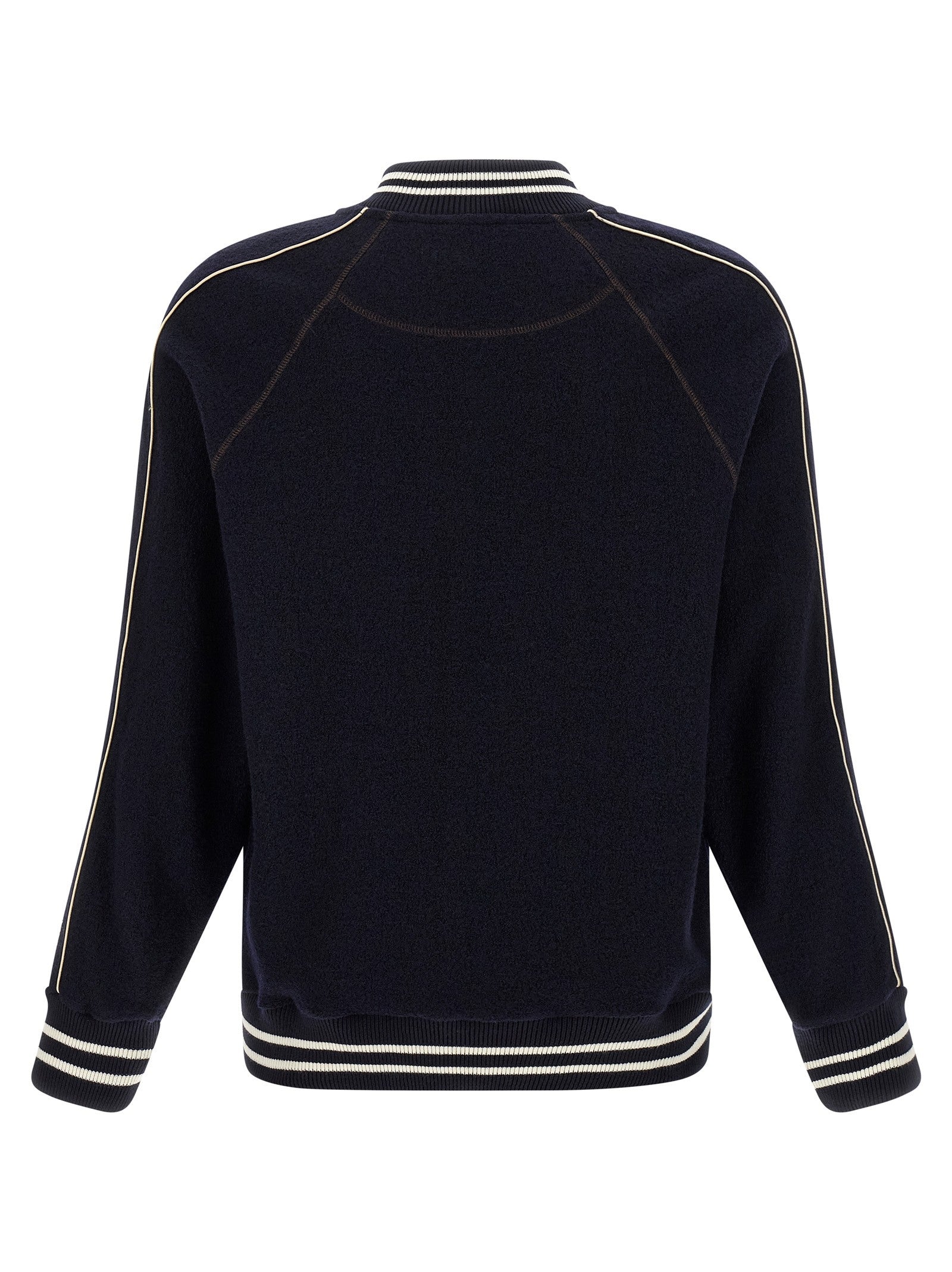 Wales Bonner The October Varsity Bomber Jacket Blue