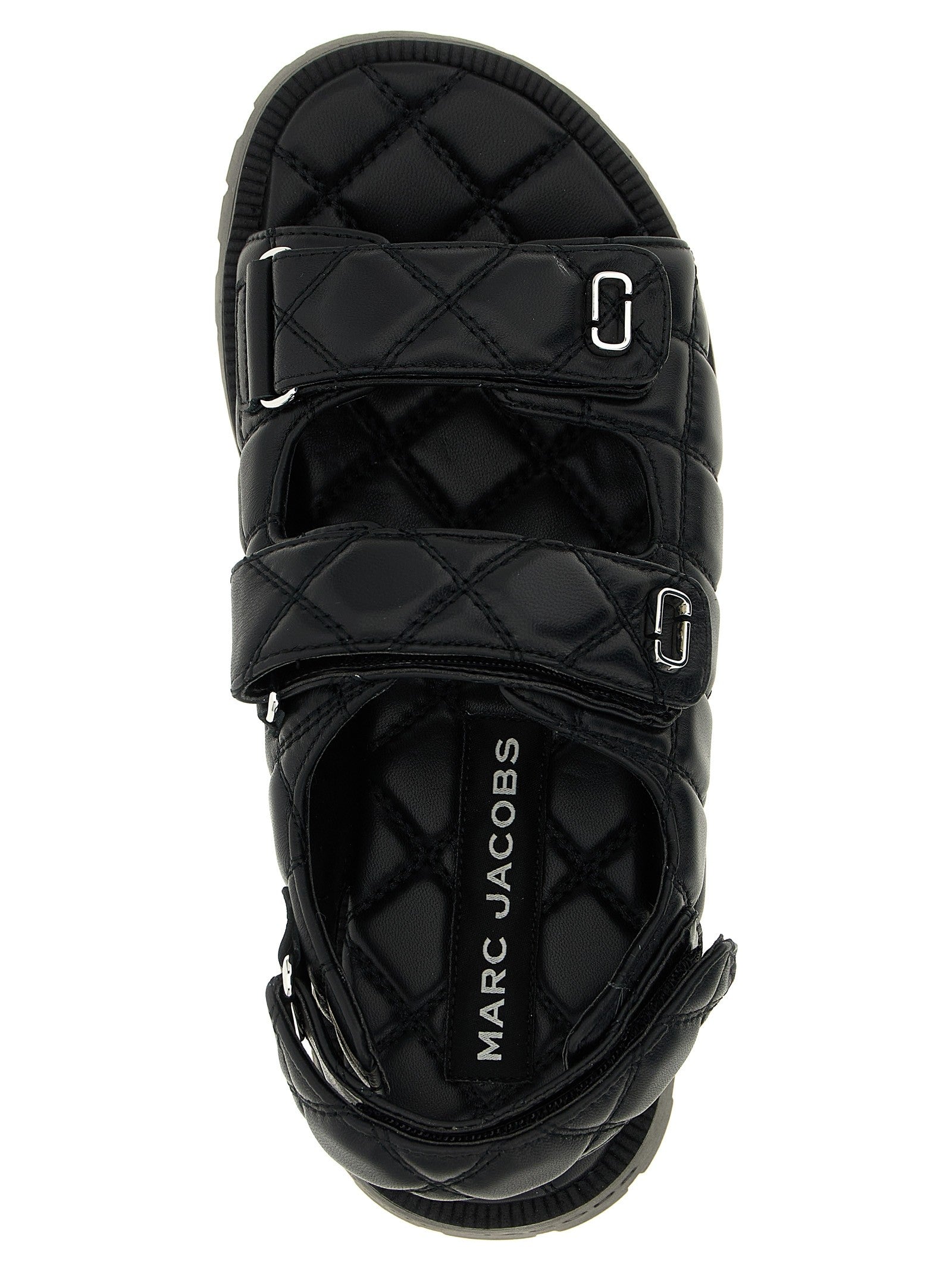 Marc Jacobs The Quilted Sunny Sandals Black