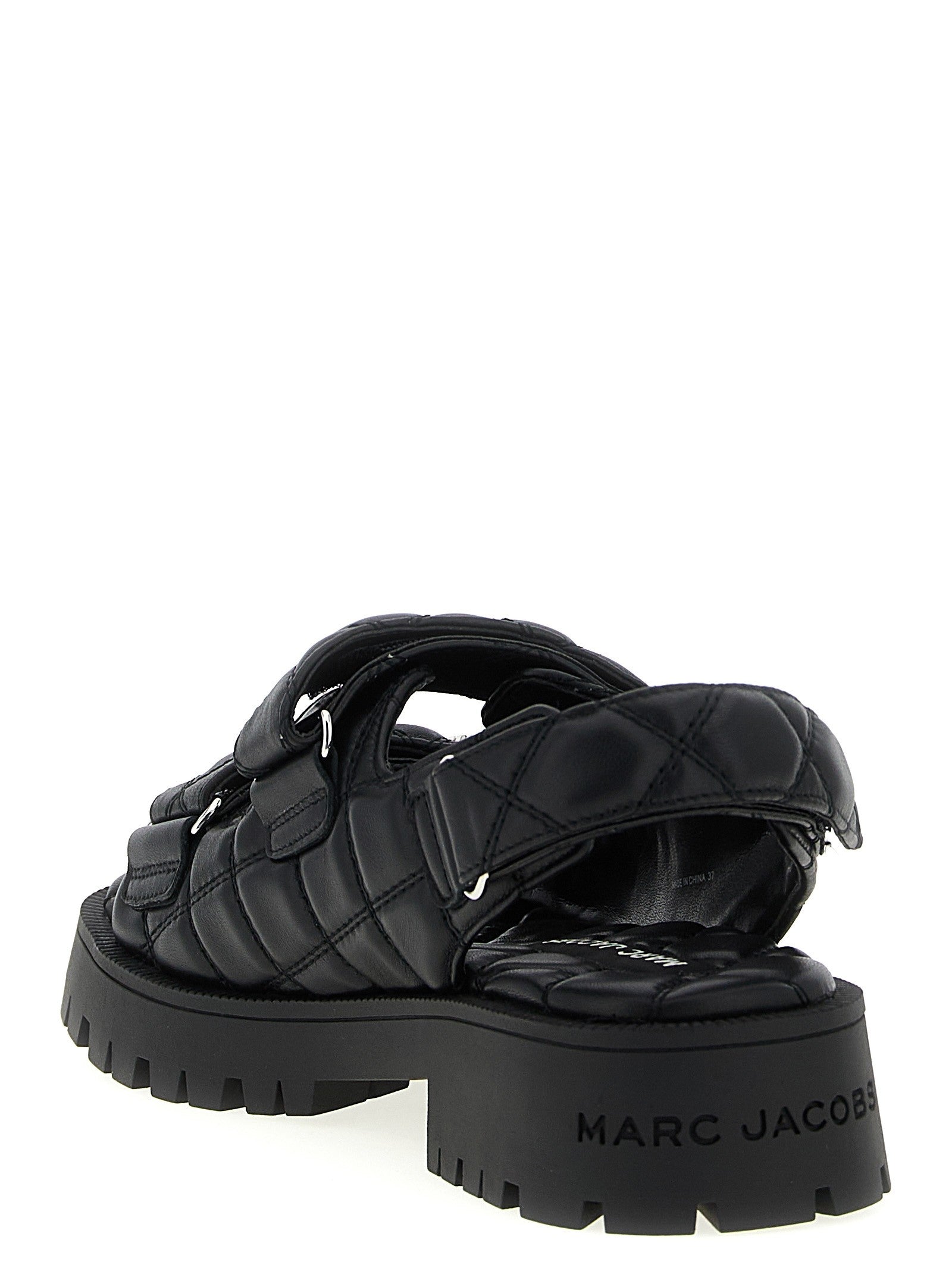 Marc Jacobs The Quilted Sunny Sandals Black