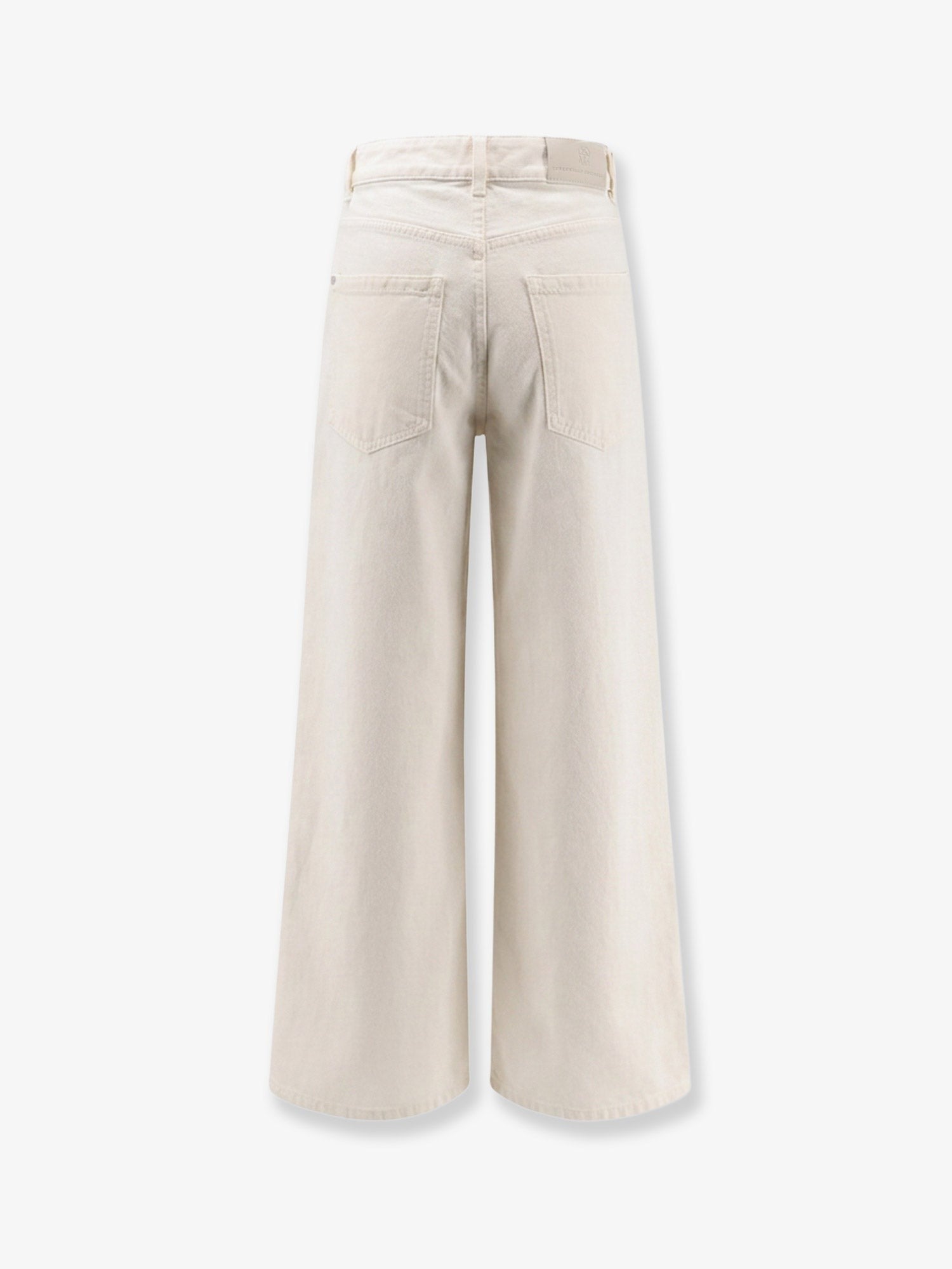 Brunello Cucinelli Women's The Relaxed Boyfriend Jean Soft Barrel Leg PANAMA