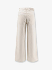 Brunello Cucinelli Women's The Relaxed Boyfriend Jean Soft Barrel Leg PANAMA