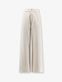 Brunello Cucinelli Women's The Relaxed Boyfriend Jean Soft Barrel Leg PANAMA