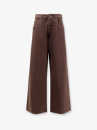 Brunello Cucinelli Women's The Relaxed Boyfriend Jean Soft Barrel Leg Brown