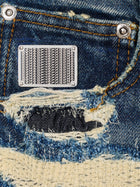 Marc Jacobs The Rip and Repair Straight Jean Jeans Blue, view 3