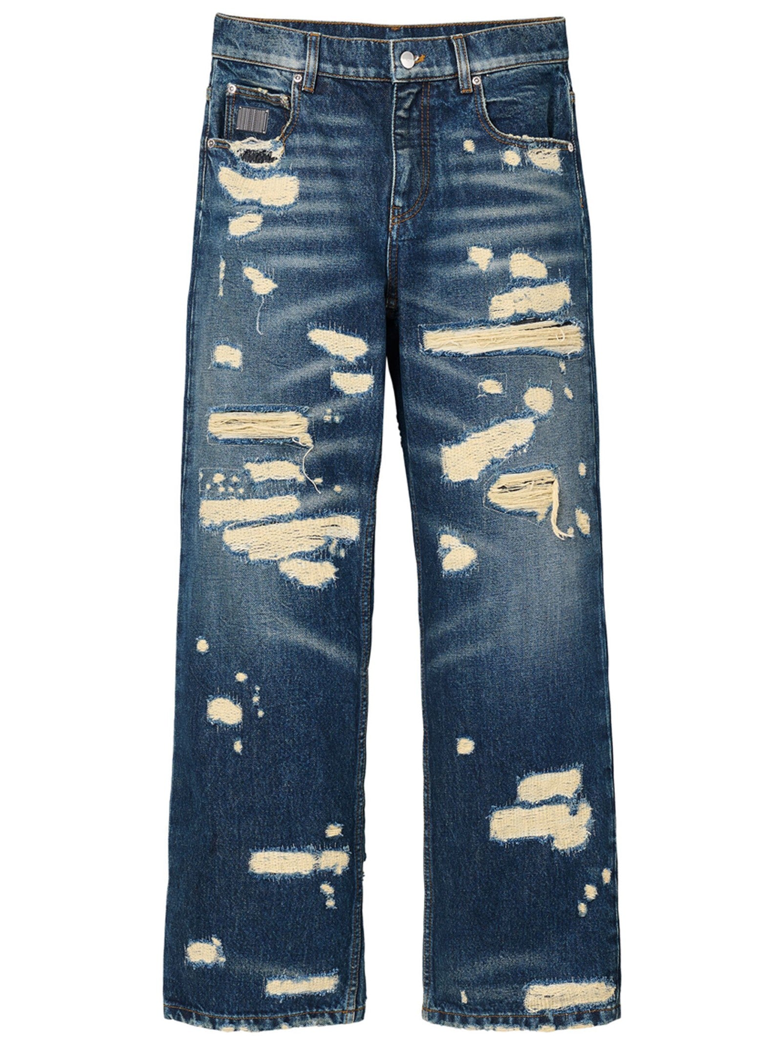 Marc Jacobs The Rip and Repair Straight Jean Jeans Blue