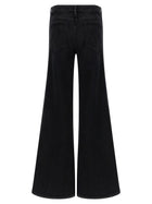MOTHER The Roller Sneak Jeans Black, view 2