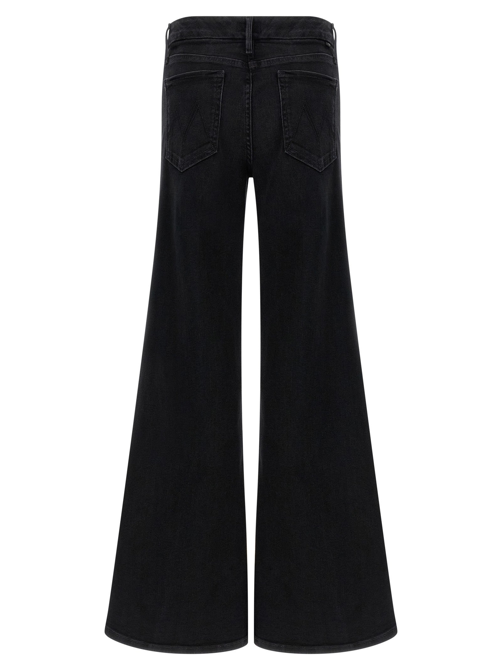 Mother The Roller Sneak Jeans Black