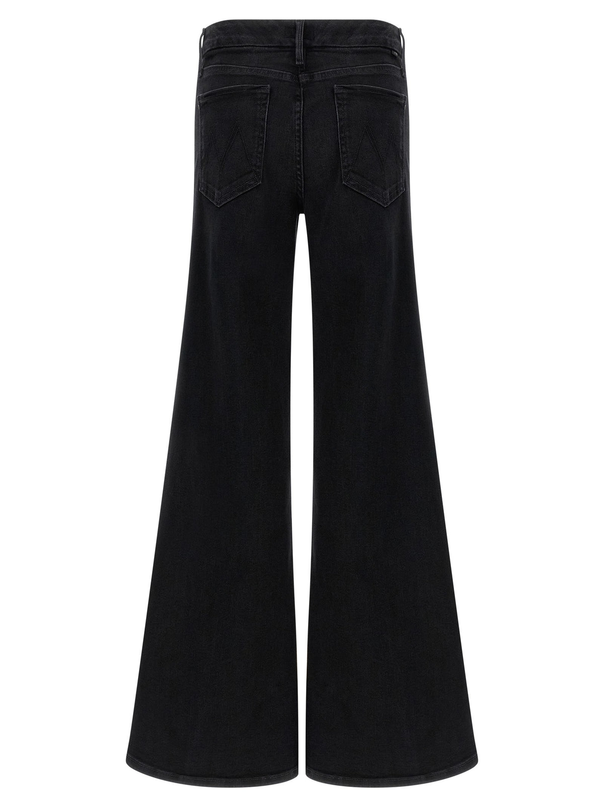 MOTHER The Roller Sneak Jeans Black, view 2