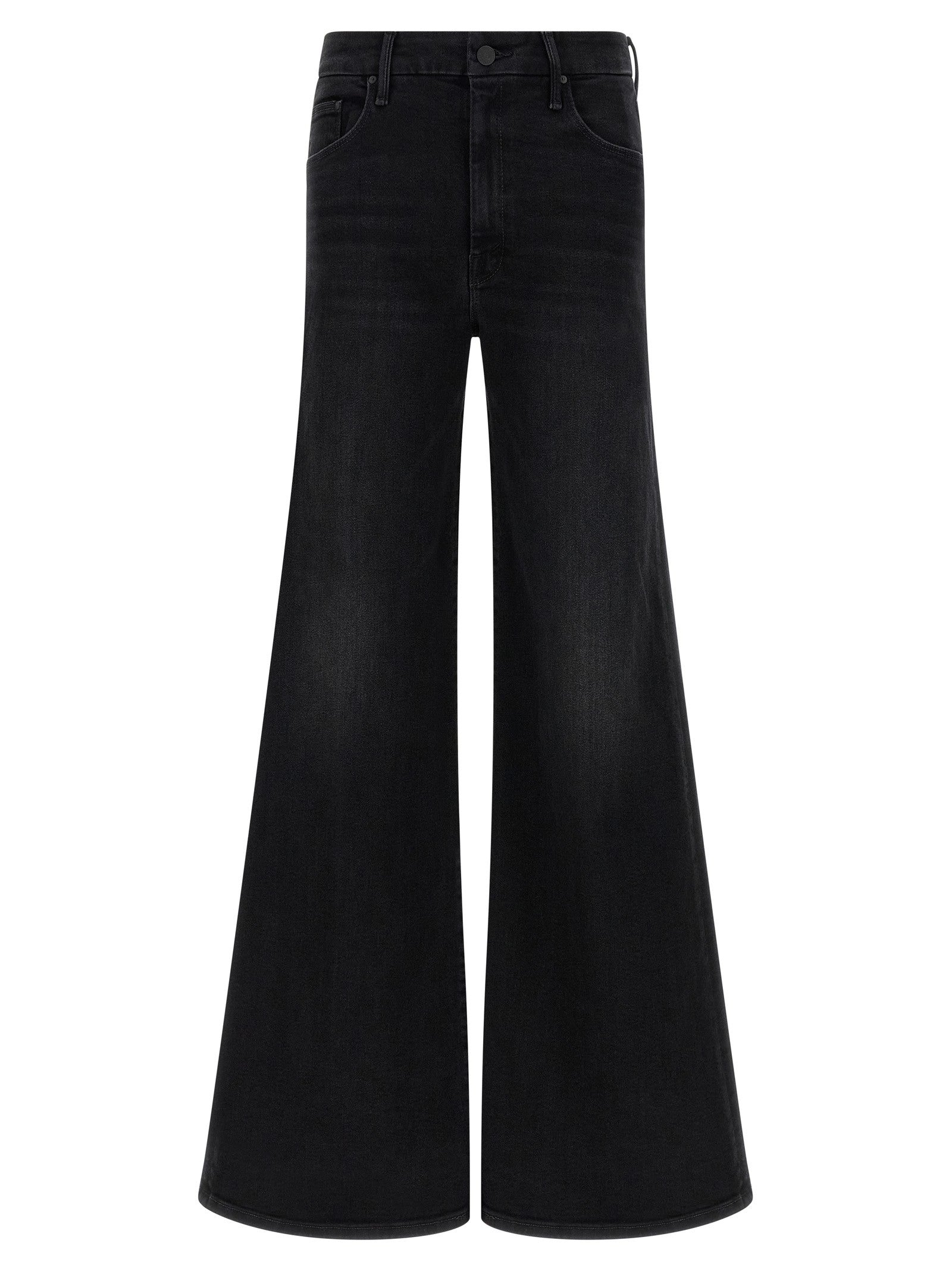Mother The Roller Sneak Jeans Black