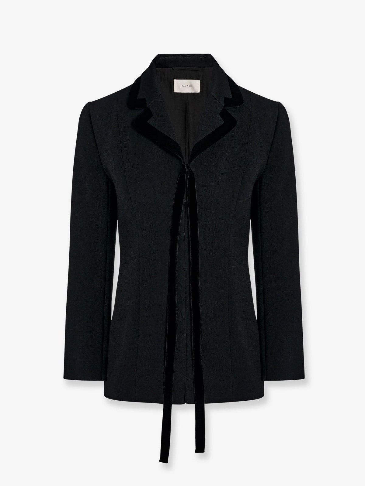 The Row Women's Celinde Single Breasted Stretch Virgin Wool Blazer Black