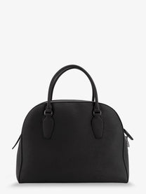 The Row Women's India Hammered Leather Handbag Black, view 2