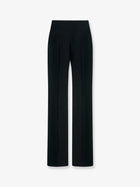 The Row Women's Itolo Virgin Wool Trousers Black, view 2