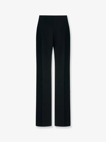 The Row Women's Itolo Virgin Wool Trousers Black