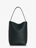 The Row Women's Park Medium Leather Bag DARKPINE, view 2