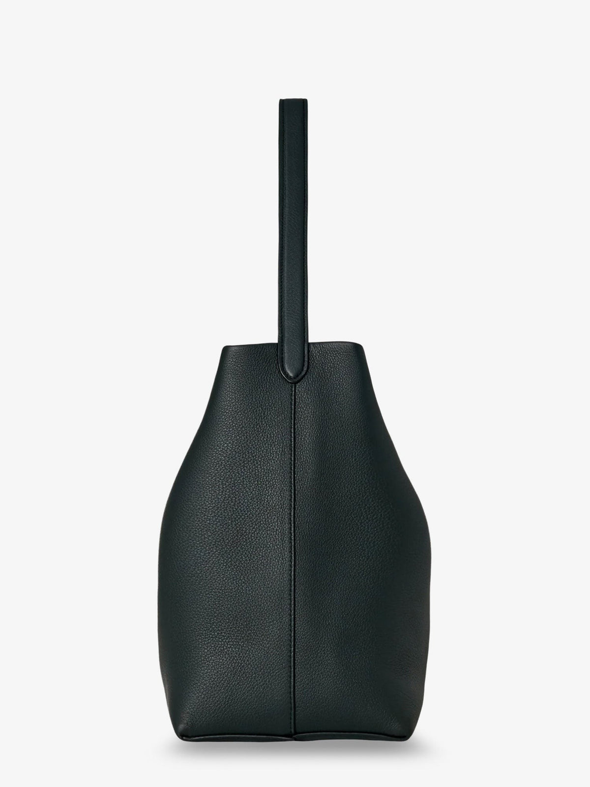 The Row Women's Park Medium Leather Bag DARKPINE, view 5