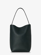 The Row Women's Park Medium Leather Bag DARKPINE