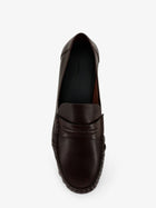 The Row Women's Theo Leather Loafers Brown, view 5