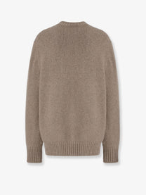 The Row Women's Torin Cashmere Sweater Beige, view 2