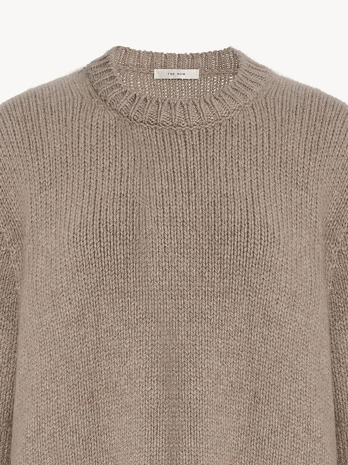 The Row Women's Torin Cashmere Sweater Beige, view 3