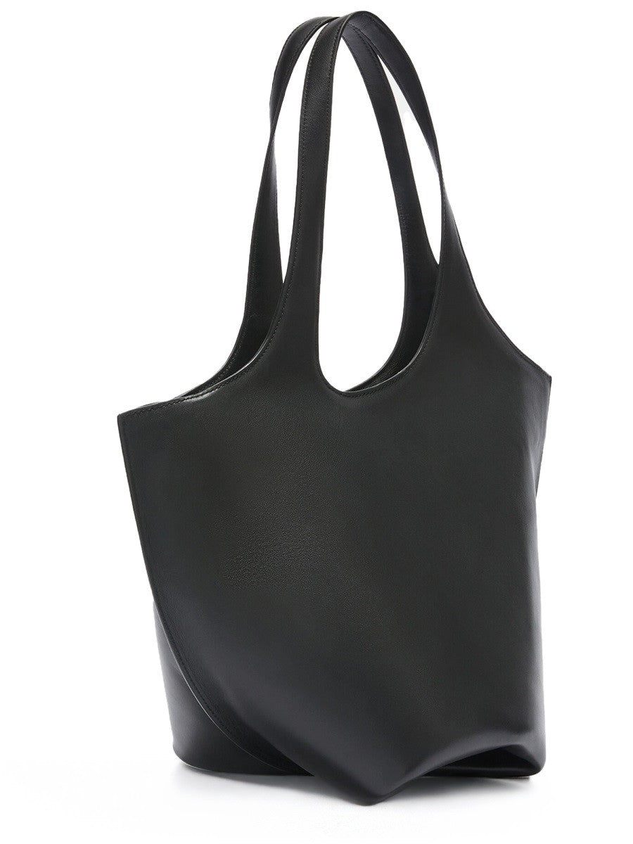 The Attico Women's The Scoop Bag Black, view 3