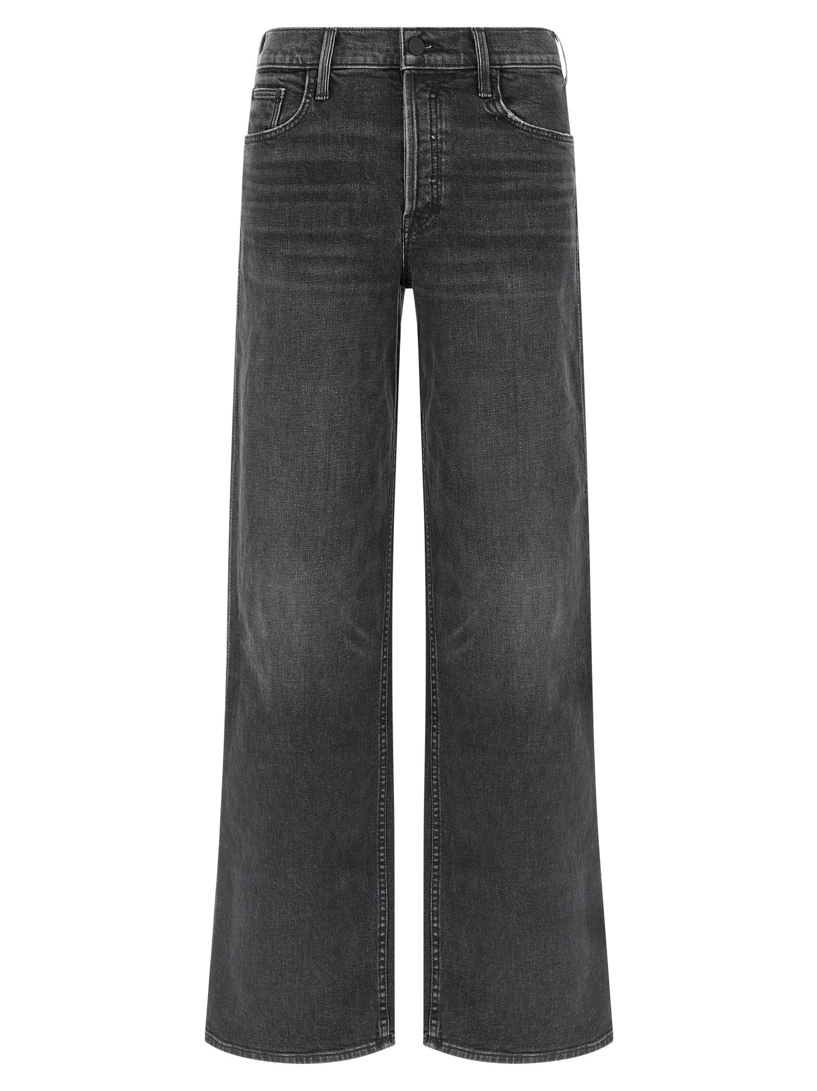 MOTHER The Smoothie Sneak Jeans Black