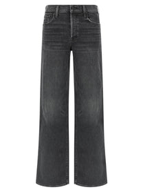 MOTHER The Smoothie Sneak Jeans Black
