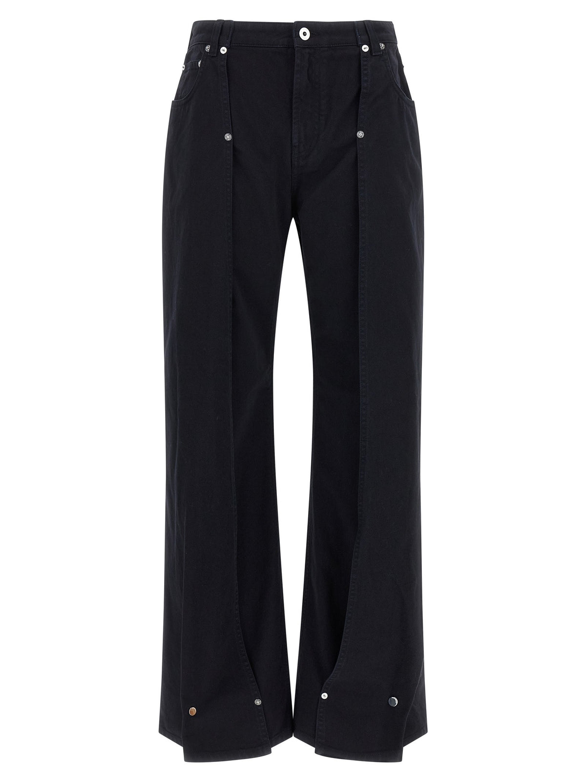 Jean Paul Gaultier The Snap Button Denim Jeans Blue