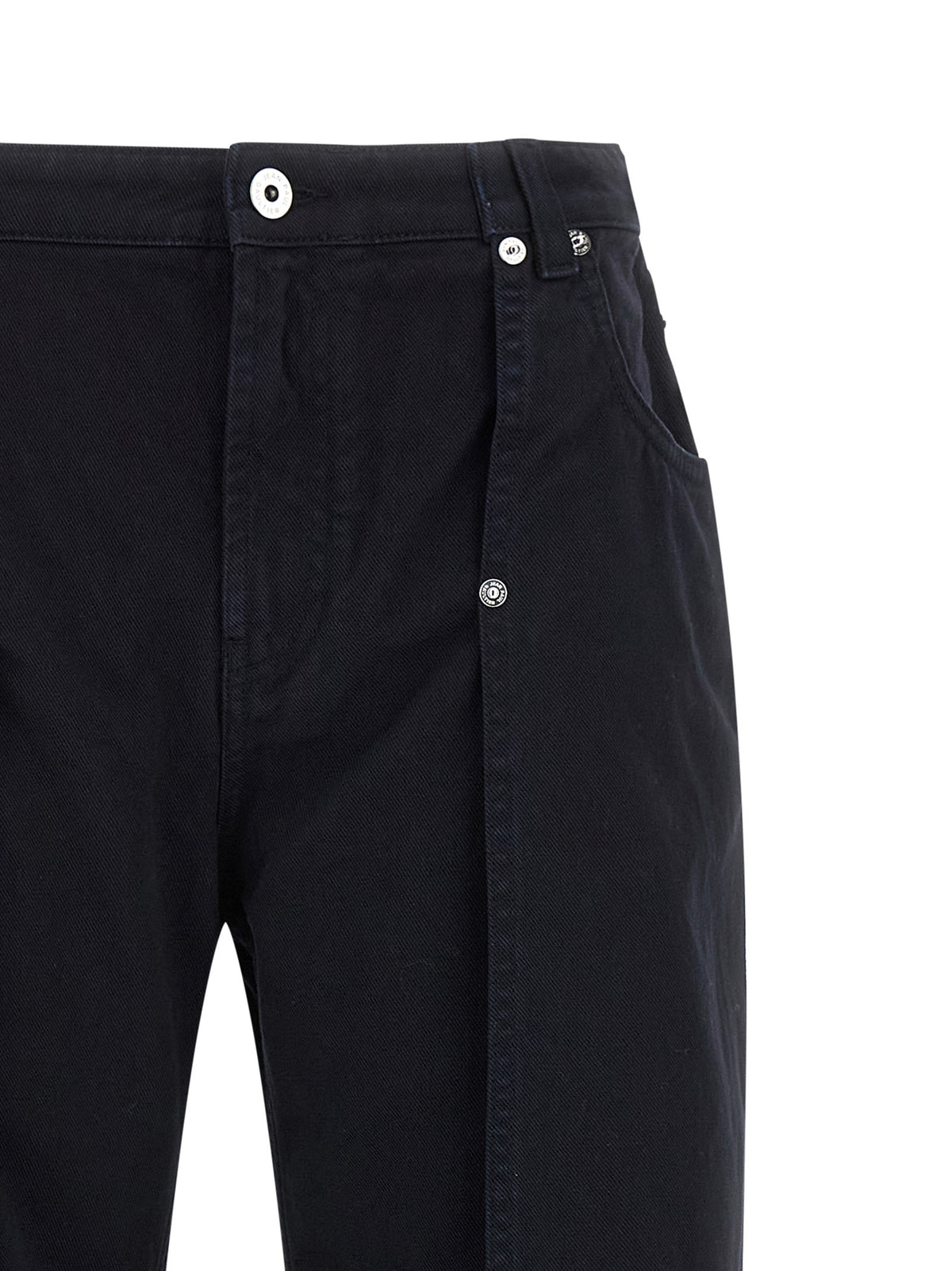 Jean Paul Gaultier The Snap Button Denim Jeans Blue