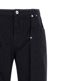 Jean Paul Gaultier The Snap Button Denim Jeans Blue