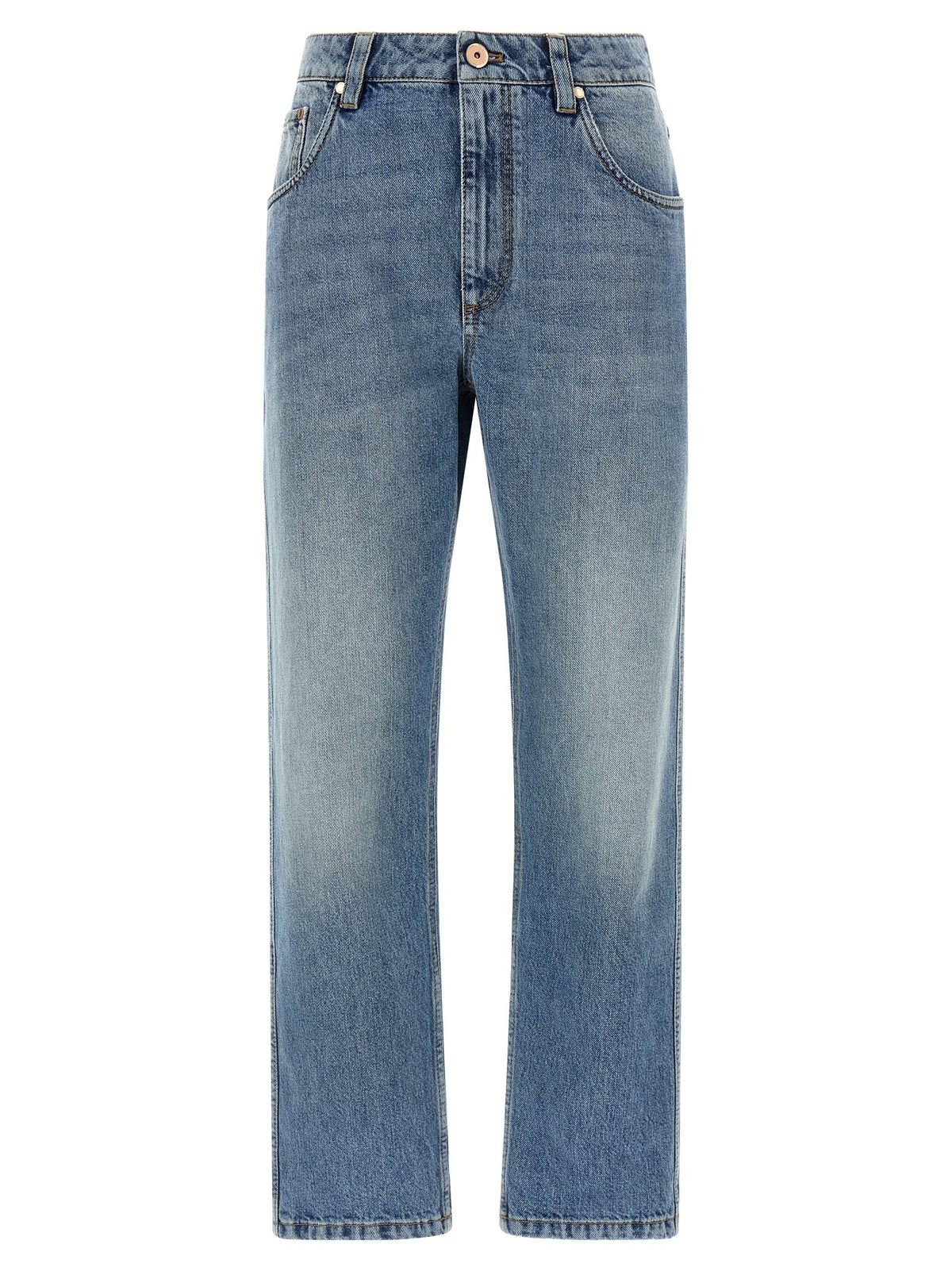Brunello Cucinelli The Straight Leg Jeans Blue