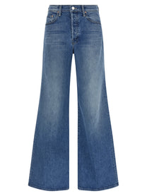 MOTHER The Tomcat Roller Sneak Jeans Blue