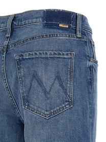 MOTHER The Tomcat Roller Sneak Jeans Blue