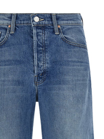 MOTHER The Tomcat Roller Sneak Jeans Blue