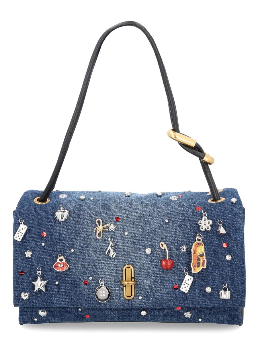 Marc Jacobs Women's The Trinket Charm Bag Blue Marc Jacobs