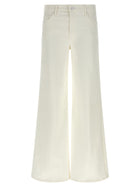 MOTHER The Twister Sneak Jeans White
