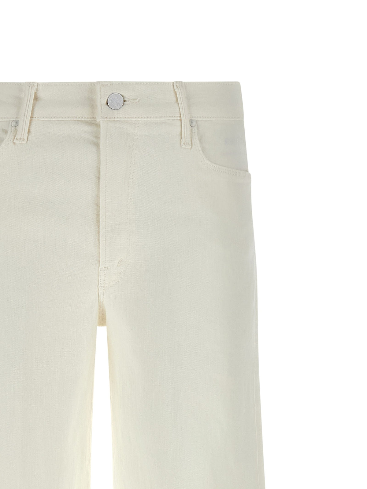 MOTHER The Twister Sneak Jeans White, view 3