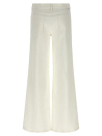 Mother The Twister Sneak Jeans White