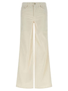 MOTHER The Twister Sneak Pants White