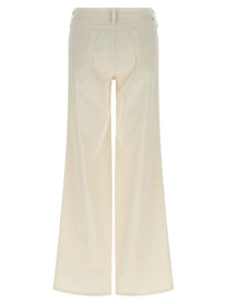 MOTHER The Twister Sneak Pants White