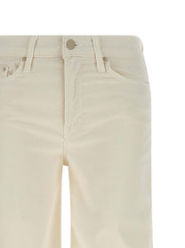 MOTHER The Twister Sneak Pants White