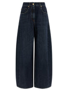 Brunello Cucinelli The Wide Barrel Jeans Blue