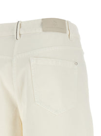Brunello Cucinelli The Wide Barrel Jeans White