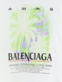 Balenciaga Women's The Window Cotton Shirt White