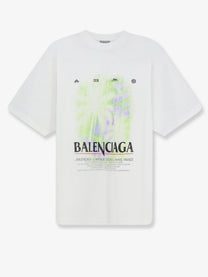 Balenciaga Men's The Window Cotton Shirt White