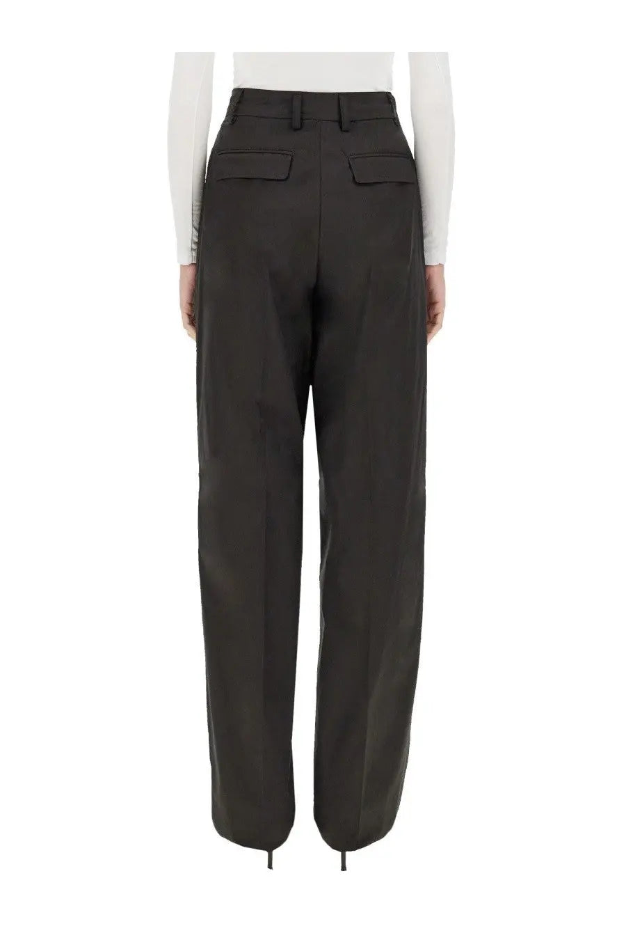 Thelatest Women's Poplin Pants Black, view 3