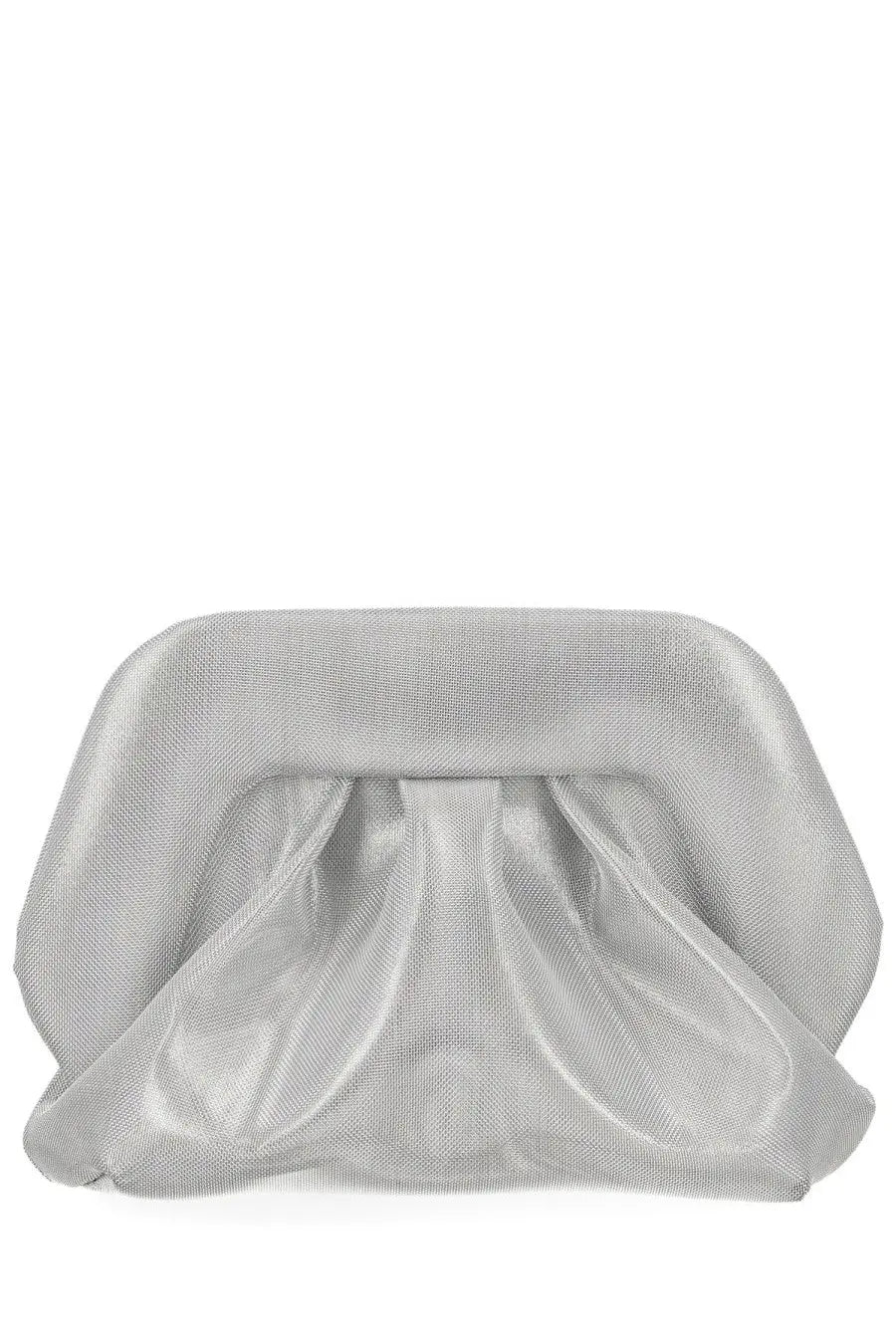 Themoirè Women's Bios Small Clutch Silver, view 3