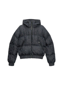 msgm Women's Themwave Padded Down Jacket Black msgm