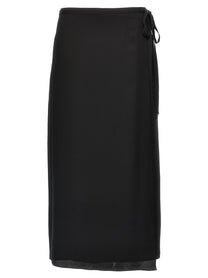 THEORY - THEORY - ’CL Tie Wrap’ skirt - Women’s Clothing