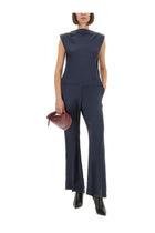 Theory Women's Satin Pants Blue, view 2